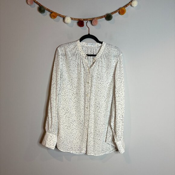 Equipment Femme polka dot patterned silk blouse - Picture 1 of 4